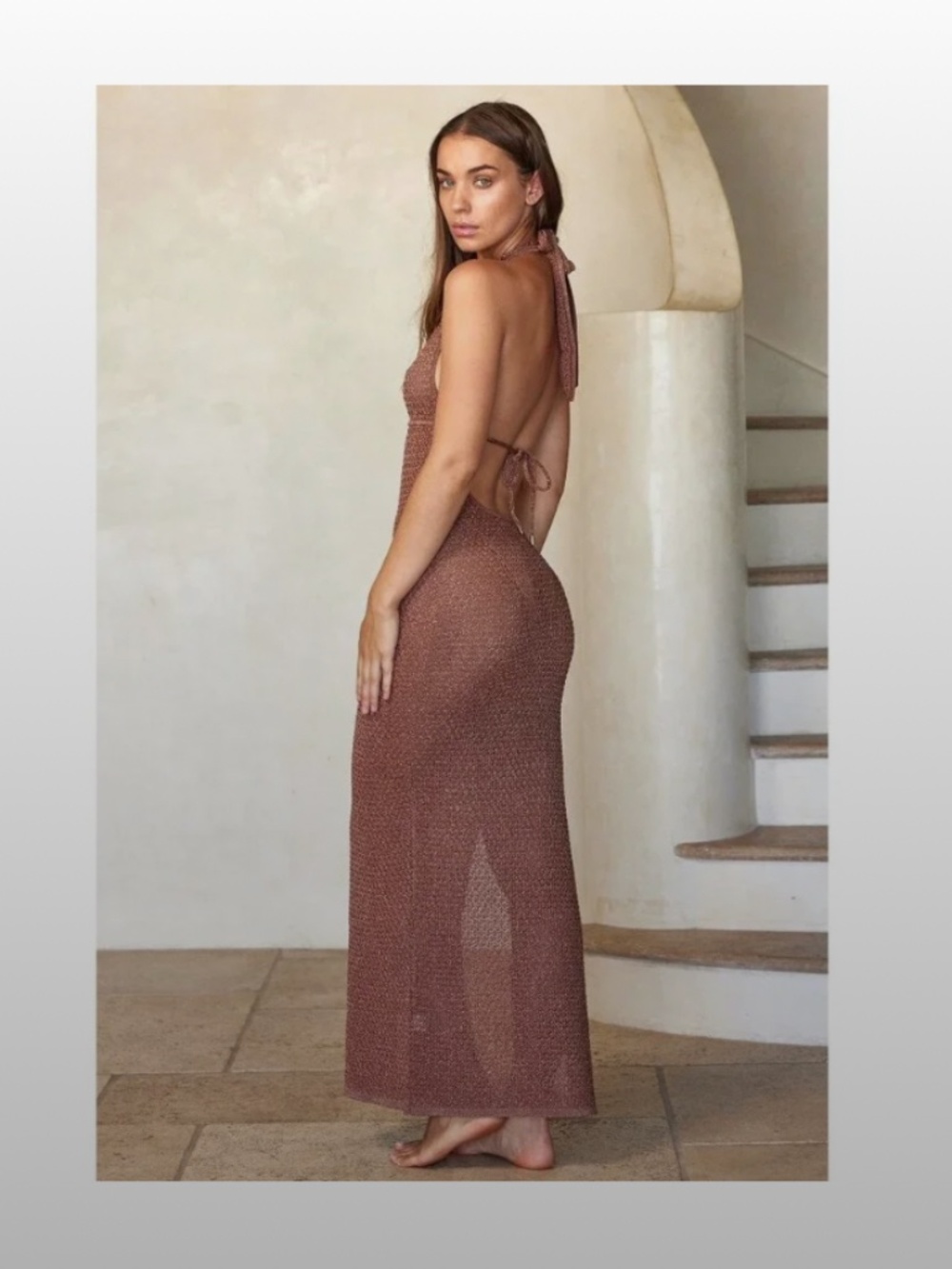 MONDAY Swimwear Catania Dress in ORANGE NWT